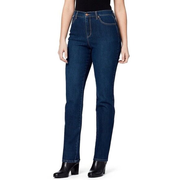 Gloria Vanderbilt Women's Amanda High Rise Straight Leg SZ 8P Average - Picture 1 of 1